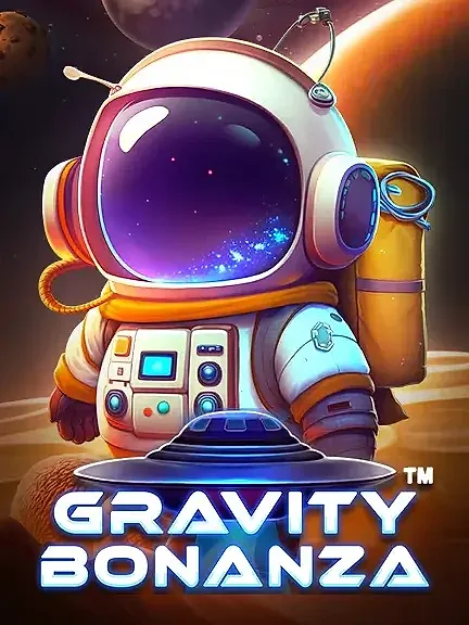 Gravity Bonanza — обкладинка з космонавтом у шоломі на тлі планети