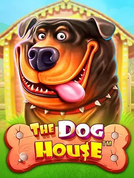 The Dog House — обкладинка з рудим псом над вивіскою у формі кістки